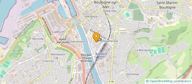 localisation de l'entreprise MONSIEUR ROMAIN DUBUIS  BOULOGNE-SUR-MER