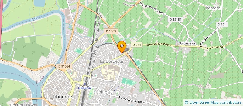 localisation de l'entreprise MONSIEUR ROMAIN DUBUIS-SATURNIN  LUDON-MEDOC