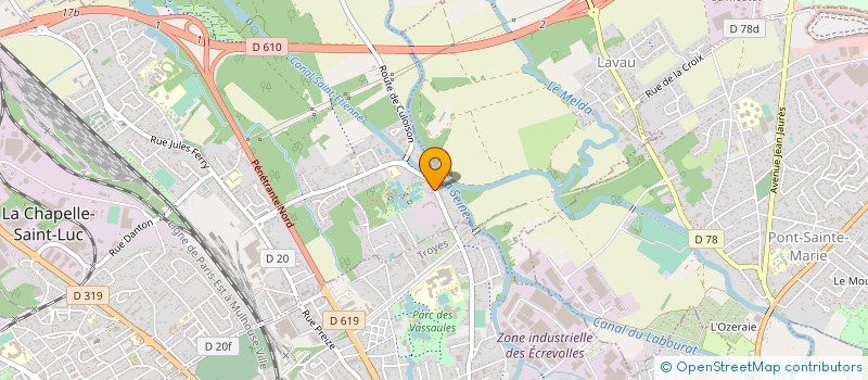 localisation de l'entreprise MONSIEUR ROMAIN DUCCINI  LA CHAPELLE-SAINT-LUC