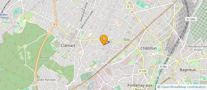 localisation de l'entreprise MONSIEUR ROMAIN DUCOUSSET à CLAMART