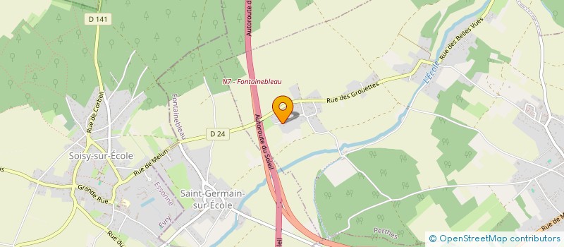 localisation de l'entreprise MONSIEUR ROMAIN DUFOUR  PERTHES