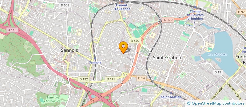 localisation de l'entreprise MONSIEUR ROMAIN DUFRAICHE  SANNOIS