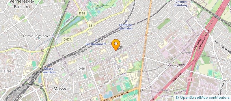 localisation de l'entreprise MONSIEUR ROMAIN DUGE DE BERNONVILLE à ANTONY