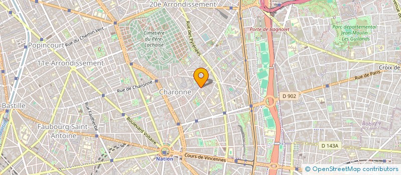 localisation de l'entreprise MONSIEUR ROMAIN DUGUEY  PARIS