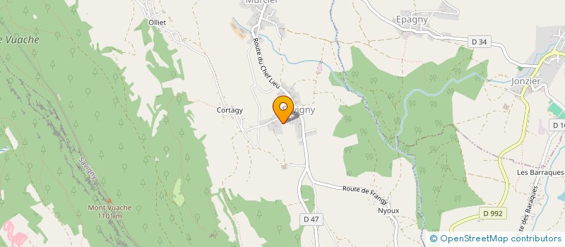 localisation de l'entreprise MONSIEUR ROMAIN DUHAMEL  SAVIGNY