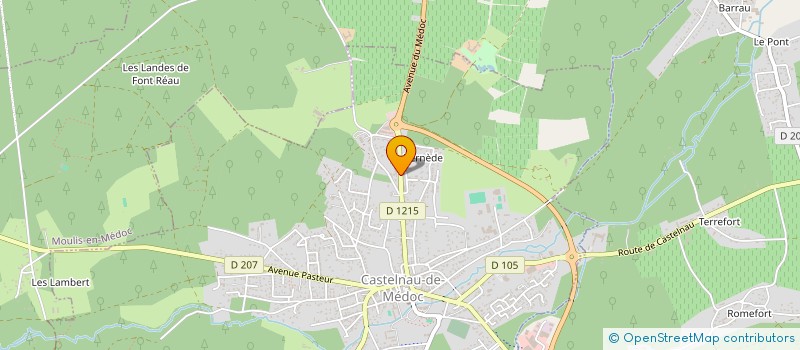 localisation de l'entreprise MONSIEUR ROMAIN DUMACQ  CASTELNAU-DE-MEDOC