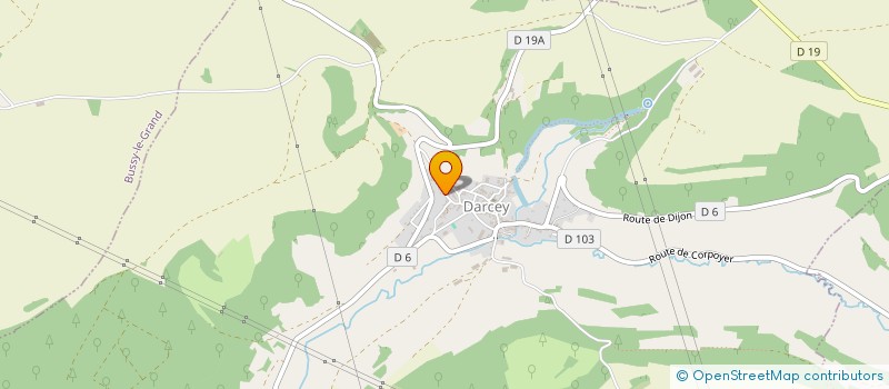 localisation de l'entreprise MONSIEUR ROMAIN DUMONT  DARCEY