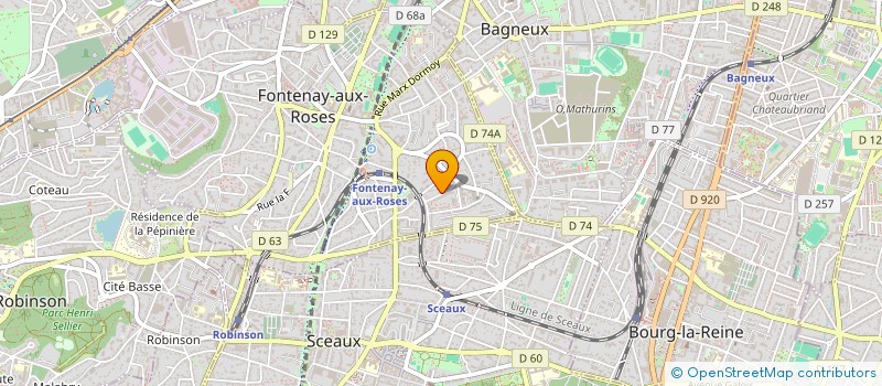 localisation de l'entreprise MONSIEUR ROMAIN DUMONT à FONTENAY-AUX-ROSES