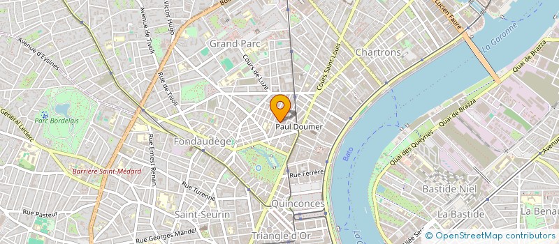 localisation de l'entreprise MONSIEUR ROMAIN DUMONT  BORDEAUX