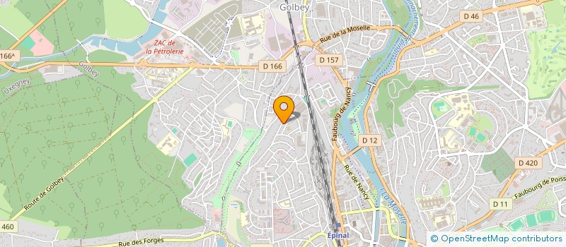 localisation de l'entreprise MONSIEUR ROMAIN DUMORTIER à EPINAL