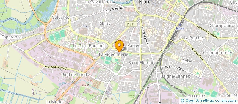 localisation de l'entreprise MONSIEUR ROMAIN DUPEYROU  NIORT