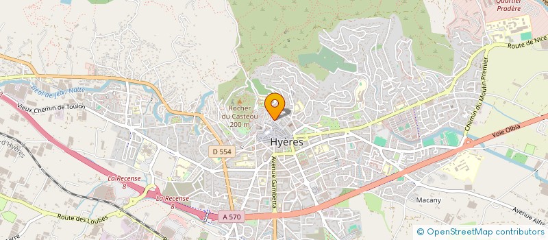 localisation de l'entreprise MONSIEUR ROMAIN DUPLAY  HYERES