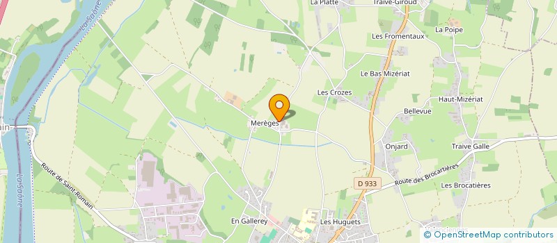 localisation de l'entreprise MONSIEUR ROMAIN DUPONT  SAINT-DIDIER-SUR-CHALARONNE