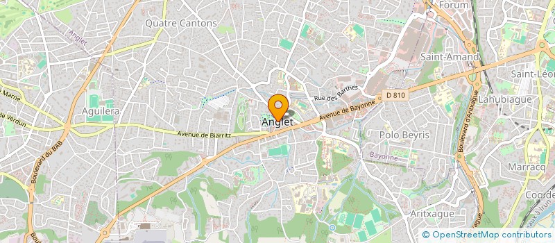 localisation de l'entreprise MONSIEUR ROMAIN DUPONT  BIARRITZ