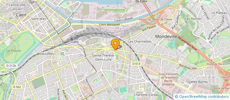 localisation de l'entreprise MONSIEUR ROMAIN DUPONT à CAEN