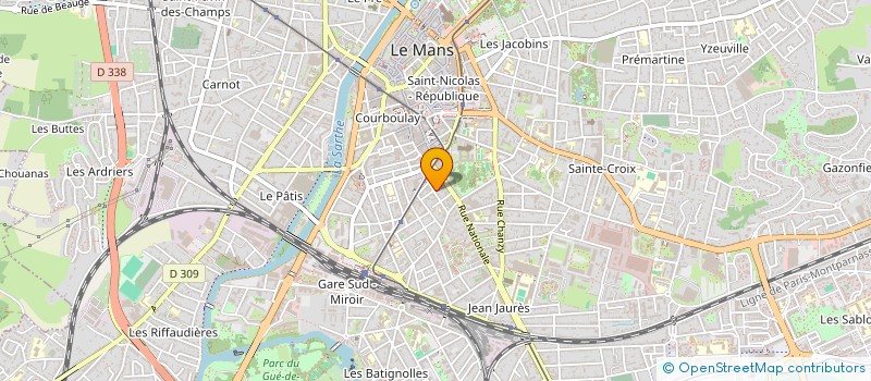 localisation de l'entreprise MONSIEUR ROMAIN DUPORT  PARIS