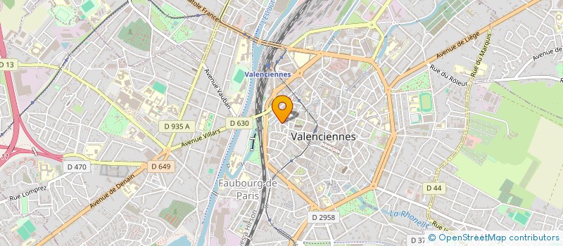 localisation de l'entreprise MONSIEUR ROMAIN DUQUEF à VALENCIENNES