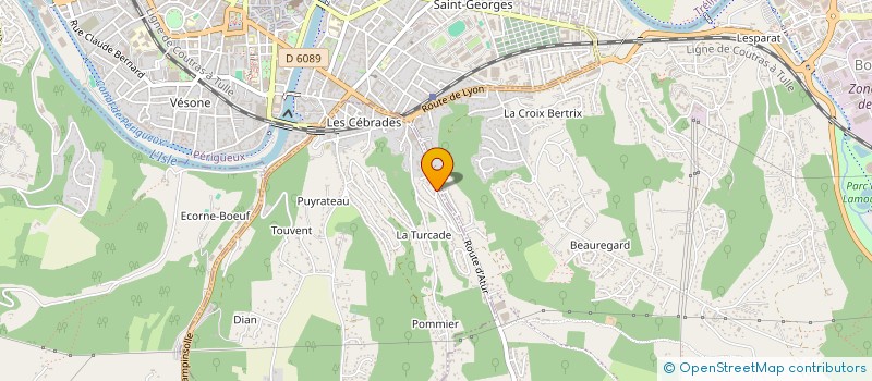 localisation de l'entreprise MONSIEUR ROMAIN DURIEUX  SANILHAC