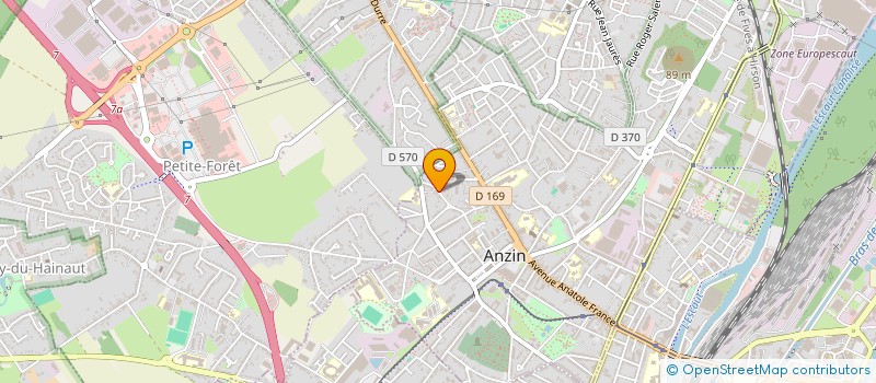 localisation de l'entreprise MONSIEUR ROMAIN DUROT  ANZIN