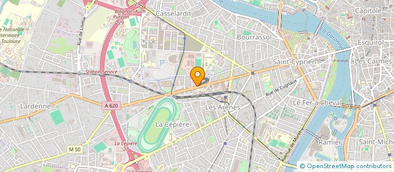localisation de l'entreprise MONSIEUR ROMAIN DUSSEVAL à TOULOUSE