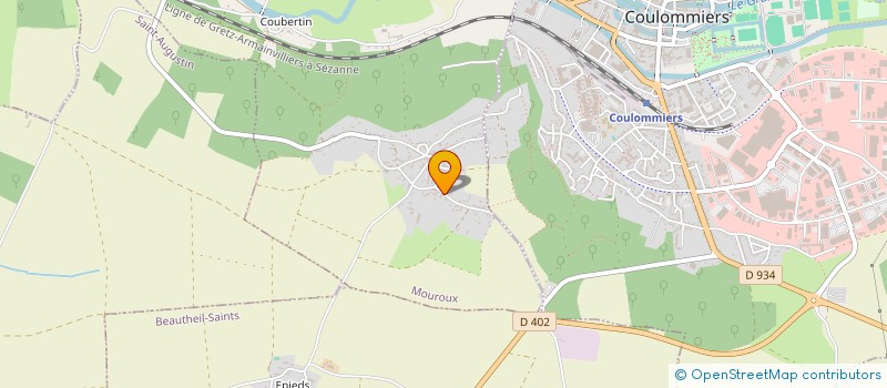 localisation de l'entreprise MONSIEUR ROMAIN DUSSIEU  MOUROUX