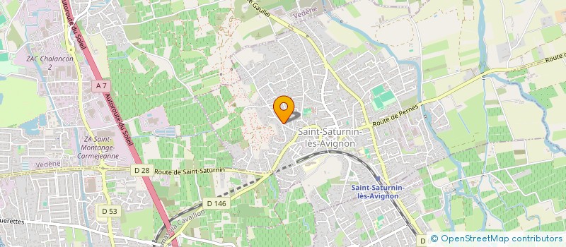 localisation de l'entreprise MONSIEUR ROMAIN DUTRON à SAINT-SATURNIN-LES-AVIGNON