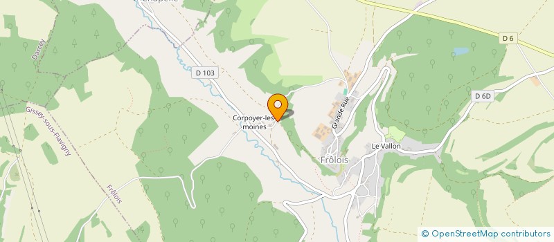 localisation de l'entreprise MONSIEUR ROMAIN DUVAL  DARCEY