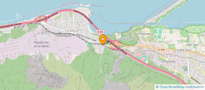 localisation de l'entreprise MONSIEUR ROMAIN DUVAL  CHATEAUNEUF-LES-MARTIGUES