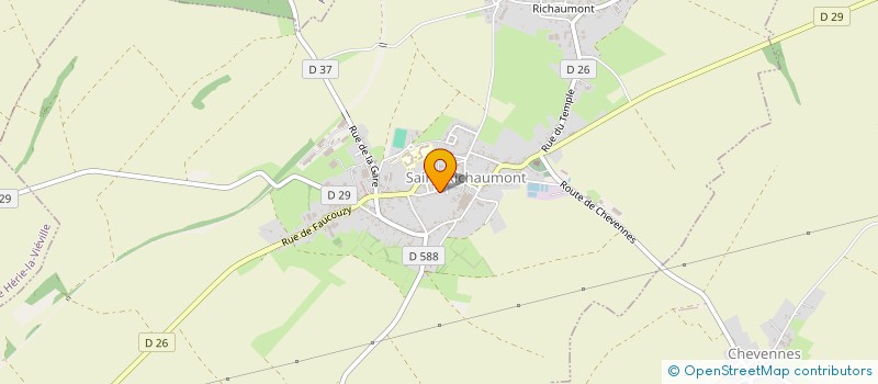 localisation de l'entreprise MONSIEUR ROMAIN DUVAL  SAINS-RICHAUMONT