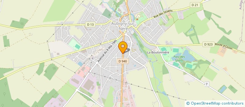 localisation de l'entreprise MONSIEUR ROMAIN DUVERNEY à AUBIGNY-SUR-NERE