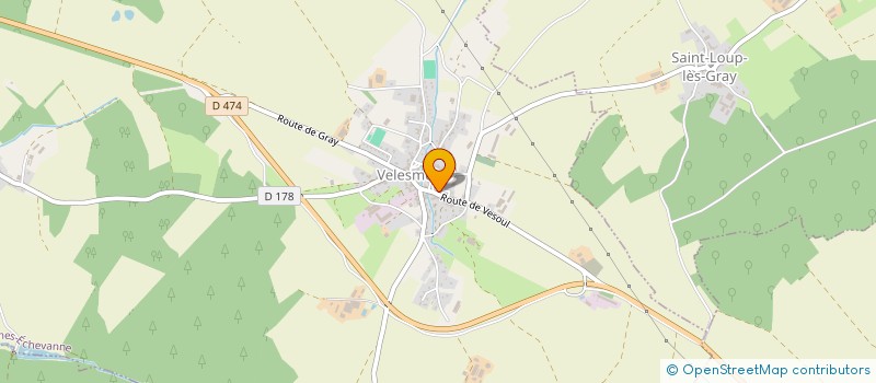 localisation de l'entreprise MONSIEUR ROMAIN DUVERT  VELESMES-ECHEVANNE