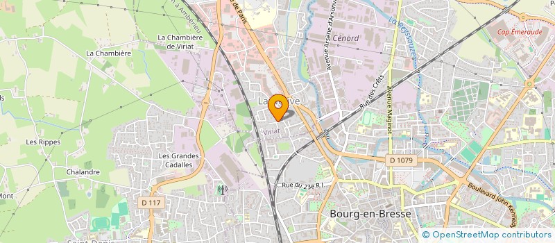 localisation de l'entreprise MONSIEUR ROMAIN DUZELET  VIRIAT