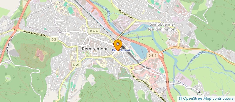 localisation de l'entreprise MONSIEUR ROMAIN EBADI à REMIREMONT