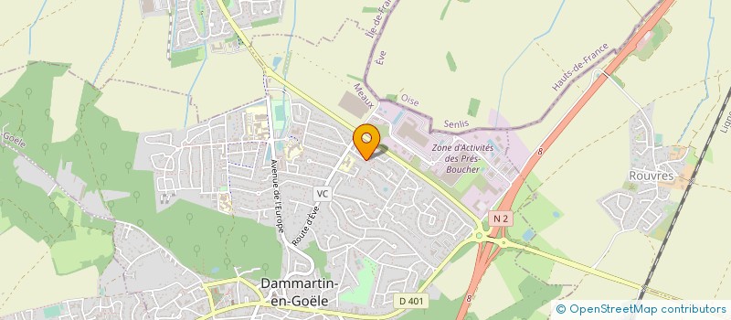 localisation de l'entreprise MONSIEUR ROMAIN ECARNOT à DAMMARTIN-EN-GOELE