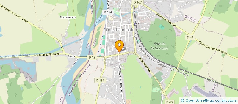 localisation de l'entreprise MONSIEUR ROMAIN-EDOUARD BROCAIL  FOURCHAMBAULT