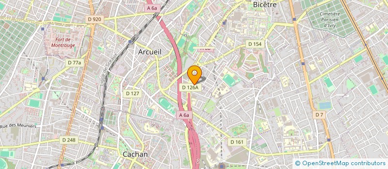 localisation de l'entreprise MONSIEUR ROMAIN EGEA à ARCUEIL