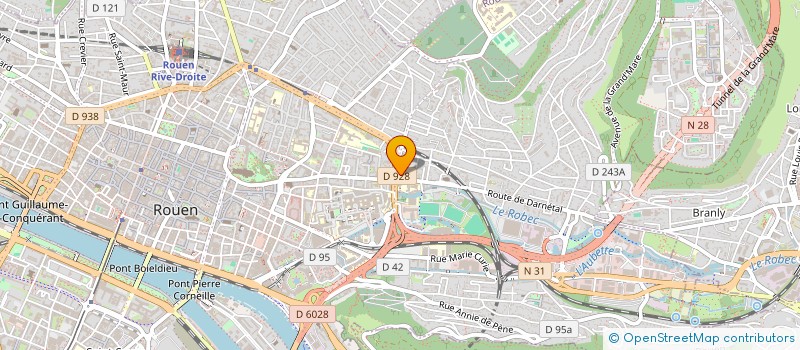 localisation de l'entreprise MONSIEUR ROMAIN EHANO  ROUEN