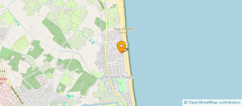 localisation de l'entreprise MONSIEUR ROMAIN EHLINGER  ARGELES-SUR-MER