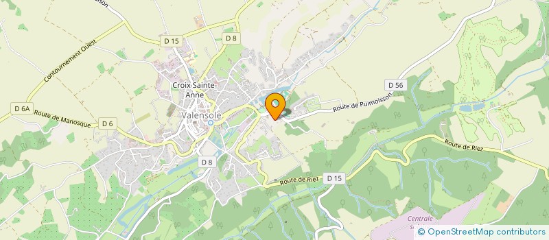 localisation de l'entreprise MONSIEUR ROMAIN EL-FARES  VALENSOLE