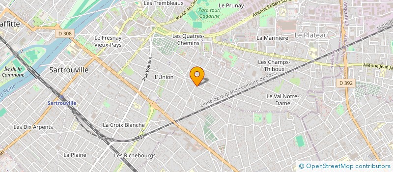 localisation de l'entreprise MONSIEUR ROMAIN ELIASSE  SARTROUVILLE