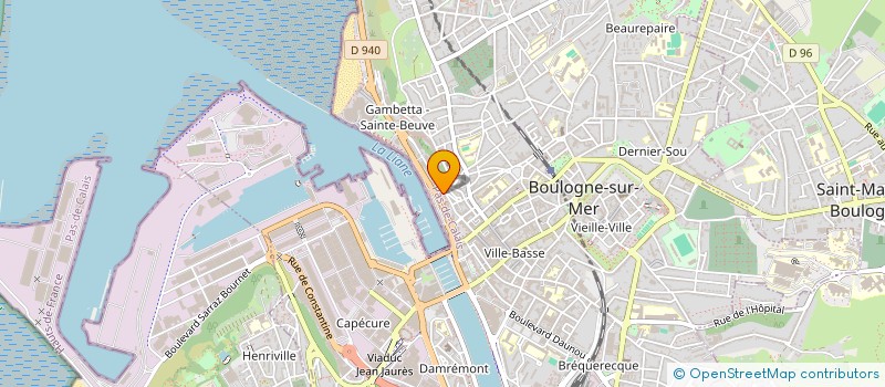 localisation de l'entreprise MONSIEUR ROMAIN ELLEBOODE à BOULOGNE-SUR-MER