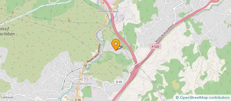 localisation de l'entreprise MONSIEUR ROMAIN ELZEAR  ROQUEVAIRE