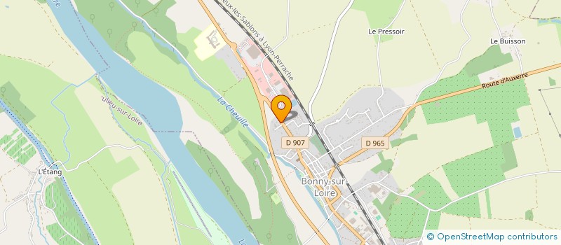 localisation de l'entreprise MONSIEUR ROMAIN EMONIN à BONNY-SUR-LOIRE