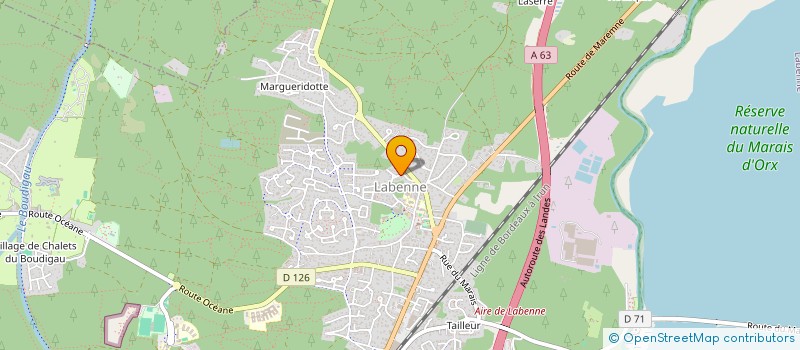 localisation de l'entreprise MONSIEUR ROMAIN ESTADES  LABENNE