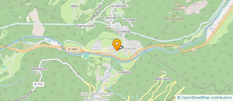 localisation de l'entreprise MONSIEUR ROMAIN ETERNO  SECHILIENNE