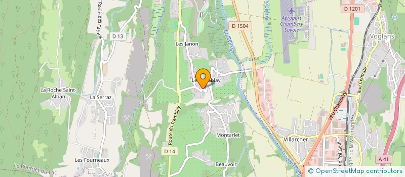 localisation de l'entreprise MONSIEUR ROMAIN FABBRI  LA MOTTE-SERVOLEX