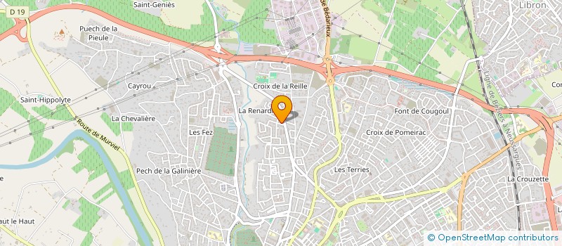 localisation de l'entreprise MONSIEUR ROMAIN FABRE  BEZIERS
