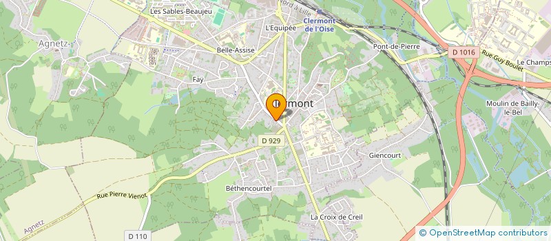 localisation de l'entreprise MONSIEUR ROMAIN FAGARD à CLERMONT