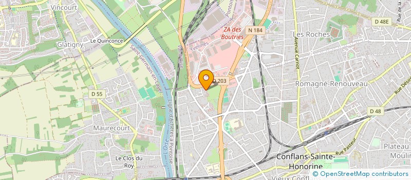 localisation de l'entreprise MONSIEUR ROMAIN FAIRCLOUGH  ACHERES