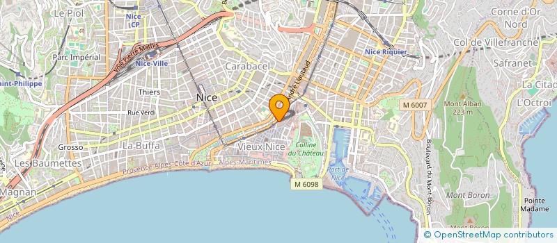 localisation de l'entreprise MONSIEUR ROMAIN FAIVRE à NICE